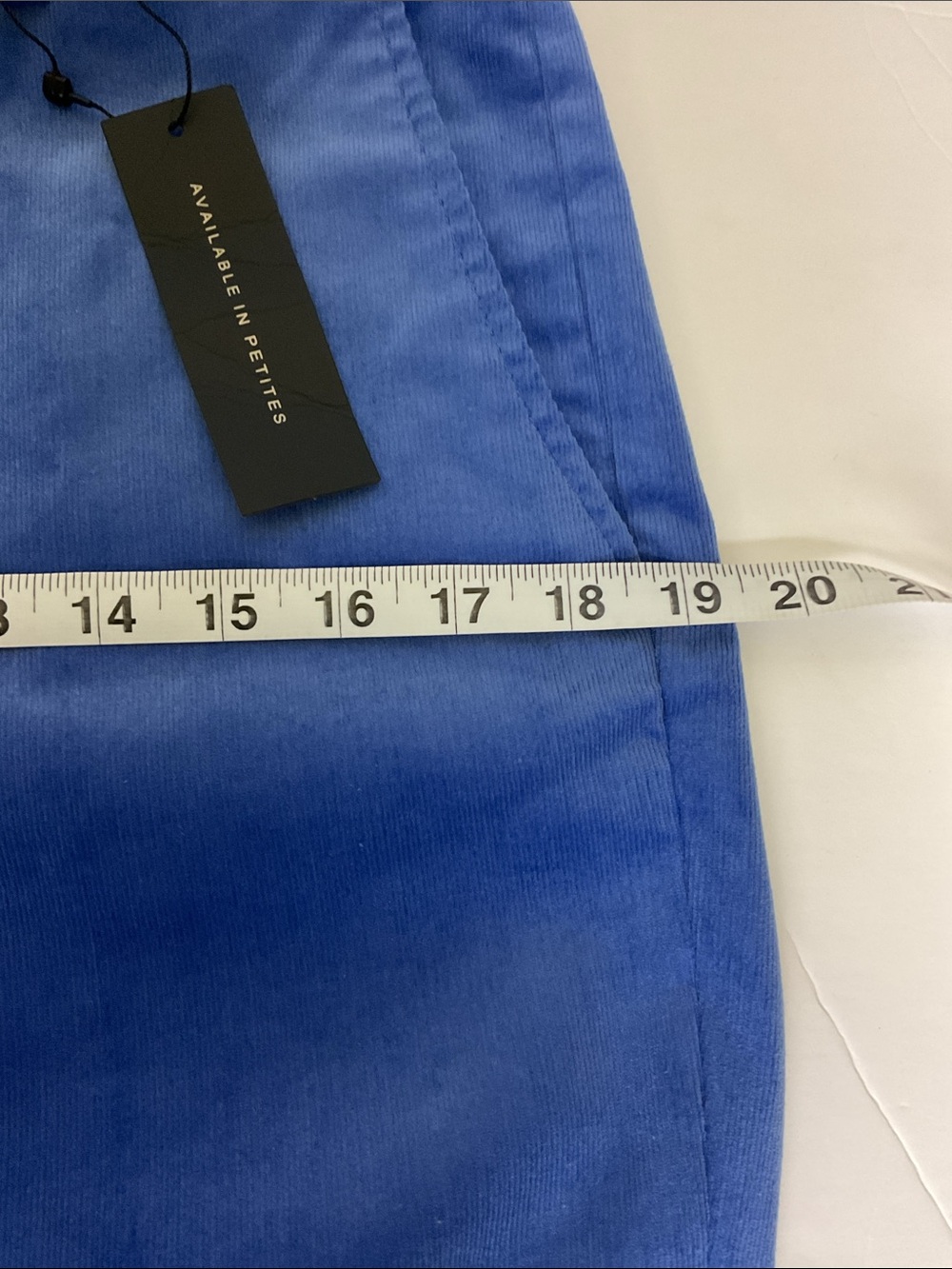 Banana Republic women’s blue Ryan Blue Slim straight fit corduroy pants - Picture 9 of 10